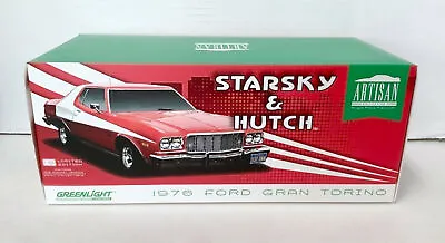 NEW Greenlight 19017 Starsky And Hutch 1976 Ford Gran Torino 1:18 Die-Cast Metal • $94