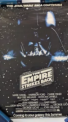 1983 Star Wars EMPIRE STRIKES Original Vintage  Poster .   22  X 34  • $54.99