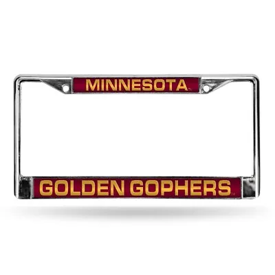 Minnesota Golden Gophers Chrome Metal Laser Cut License Plate Frame • $23.97