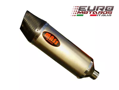 MassMoto Exhaust Slip-On Silencer Oval Titanium Moto Guzzi Griso 850 2006-14 • $439.94