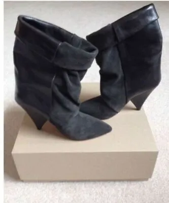 ISABEL MARANT BOOTS Balmain X H&M SIZE 39eur 8.5-9 Us Etoile SOLD Out Everywhere • $699