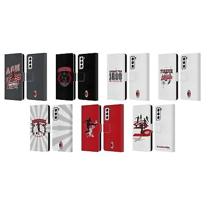 Official Ac Milan Teens Leather Book Wallet Case Cover For Samsung Phones 4 • £6.95