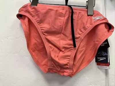 Men's Classic Sun Kissed Coral Solar SPEEDO Swimwear! Authentic Size 36 • $25.99