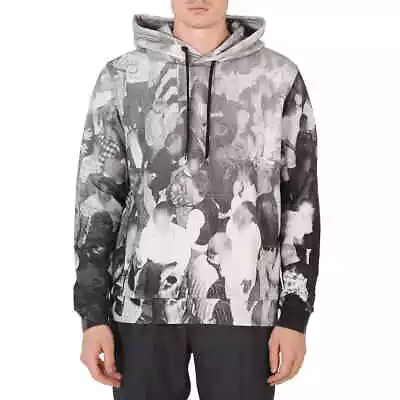 Burberry Men's Rave Print Cotton Hoodie Size Small • $210.78