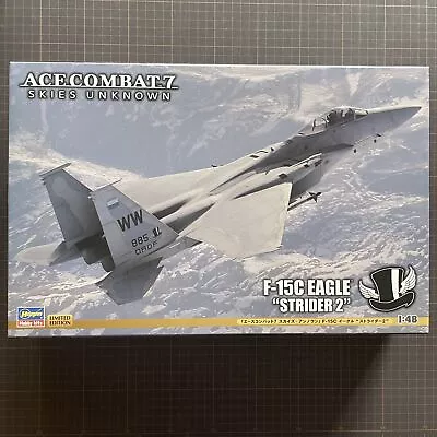 Hasegawa 1/48 ACE COMBAT 7 SKIES UNKNOWN F-15C EAGLE STRIDER 2 Model Kit SP566 • $131.19