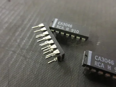 $9.40 • Buy CA3046 DIP14 RCA 3046 Bipolar Transistor Array Chip MOOG Synthesizer IC UKSTOCK