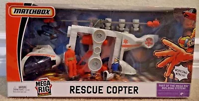 Mattel Matchbox Mega Rig Rescue Copter Emergency Action Pack  *NEW* • $24.55