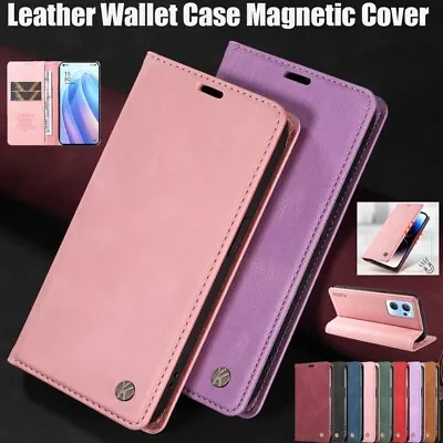 For OPPO A79 A78 A58 A96 A17 A74 Find X5 Reno11/8 Wallet Case Flip Leather Cover • $13.69