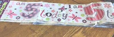 5th Birthday Party Banner 2.5M New • £2.39