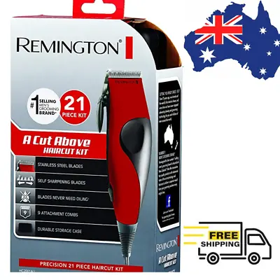 Remington Electric Hair Clippers 21Pcs Men's Clipper Trimmer Shaver Home Haircut • $59.99