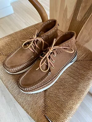 Visvim Voyageur Moc Folk Leather Sneakers Size 11 New With Box • $750