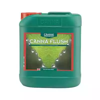 Canna Flush 5L Removes Excess Nutrients From Media Coco Soil Rockwool • £29.95
