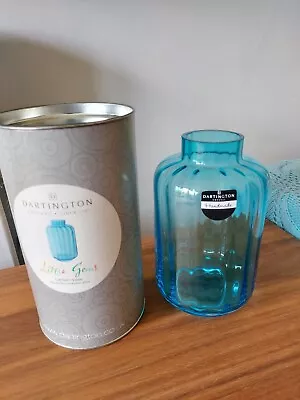 £15 • Buy Dartington Little Gems Turquoise Vase By Hilarly Green Stunning
