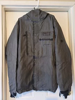 686 Smarty 3-in-1 Snowboard Jacket (XL) Waxed Cotton / Denim Colorway Good Shape • $115