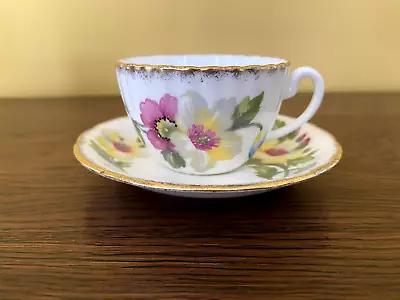 Radfords Crown China Made In England Miniature Florals Cup & Saucer Incl. UK P&P • £9.99