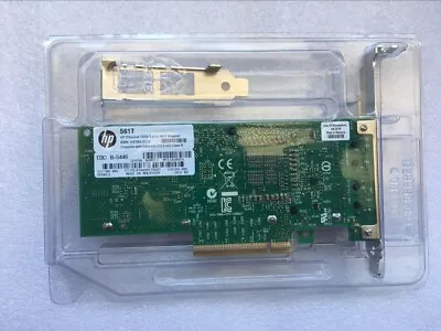 HP 561T 10Gb Dual-Port Ethernet Network 10GBASE-T Adapter 717708-001 716591-B21 • £45