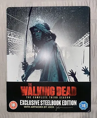 The Walking Dead - Season 3 - Rare Blu-Ray Steelbook (5 Discs) New Not Sealed • $40