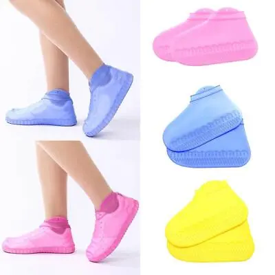 2 Pcs Recyclable Shoe Covers Shoes Protectors Galoshes • £6