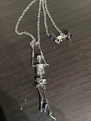 Vivienne Westwood Skeleton Necklace Brand New !! Silver! Halloween Jewellery! • $62.22