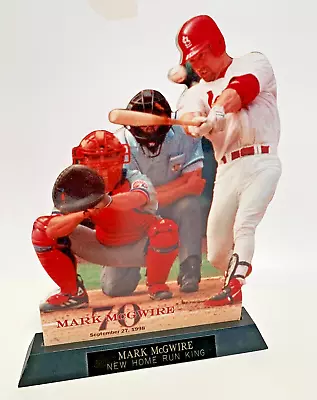 Mark McGwire 70th Home Run King Sept 27 1998 Pressboard Die-Cut Shelf Display • $33.97