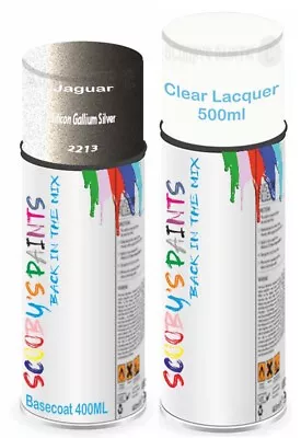 For Jaguar Paint Aerosol Spray Silicon Gallium Silver 2213 Car Repair Lacquer • £23.39