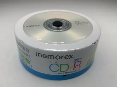 Memorex CD-R 30 Pack 40X 700MB 80min *NEW SEALED • $14.90