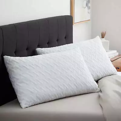 Shredded Memory Foam Bed Pillow King 2 Pack • $24.89