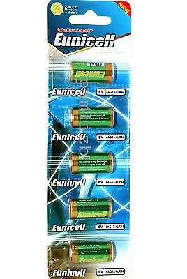 4LR44 6v Batteries Alkaline  PX28A 476A A544 4A76 Battery By Eunicell  0% Hg X 5 • £2.99