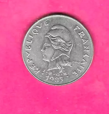 French Polynesia Km13 1985 Uncirculated-unc Mint Old 50 Francs Coin • $5.35