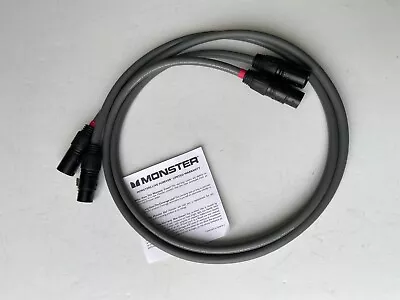 Monster Cable M-Series M850i Balanced XLR Audio Interconnect Cable 1m • $75