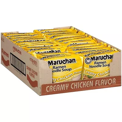Maruchan Ramen Creamy Chicken Flavor 3 Oz Pack Of 24 • $11.49