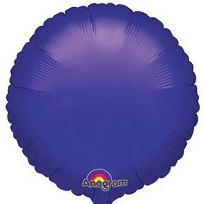 Lot Of 10 Purple Round Foil Mylar 18  Balloons Birthday Party Decoration • $9.99