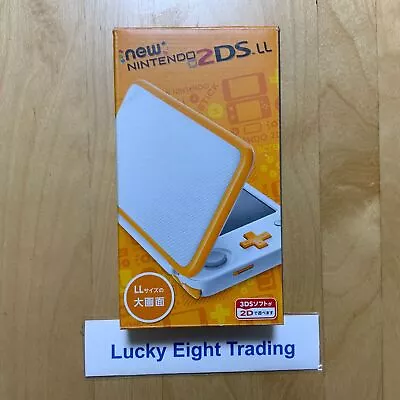 New Nintendo 2DS XL LL White Orange Console Charger Box [N] • $513.13