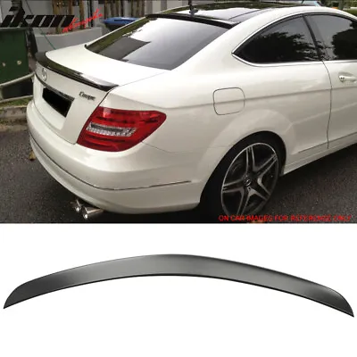 Fits 12-15 Benz C-Class W204 C204 Coupe AMG Style Rear Trunk Spoiler Wing ABS • $54.99