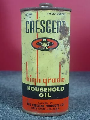 Barn Fresh! CRESCENT HOUSEHOLD OIL - Terre Haute Indiana - 4 Oz HANDY OILER CAN • $10