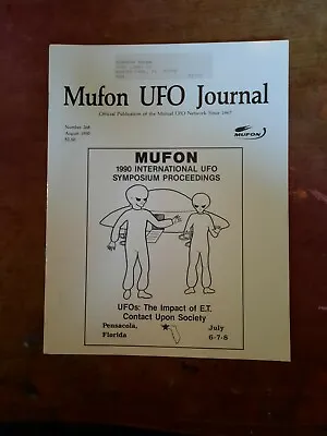 Mutual UFO Network Mufon UFO Journal August 1990 #268 • $10