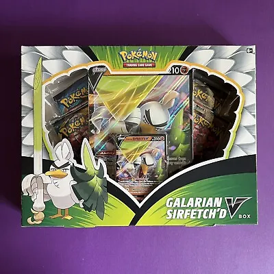 Pokemon TCG Galarian Sirfetch’d V Box XY Evolutions - Factory Sealed • $44.99