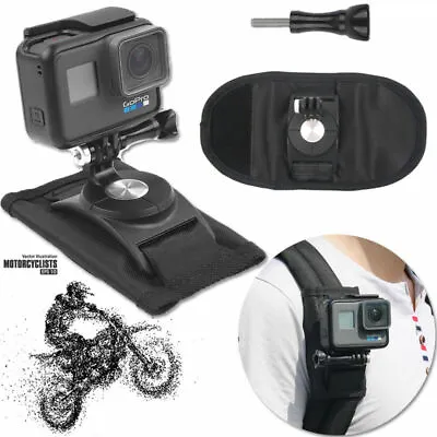 $13.96 • Buy Riding Backpack Mount Bracket Holder For GoPro Hero 4 5 6 Accessory Camera