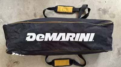 Demarini Softball Baseball Duffle Bat Equipment Bag Black/Yellow Dual Zipper • $23.19