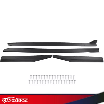 Side Skirt Extension Splitter Fit For 15-2022 Ford Mustang W/winglet Gt500 Style • $80.51