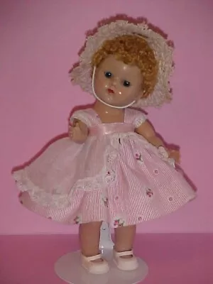 1957-62 Ginny Rosebud Print Dress & Undies + Hat & Shoes ~ NO DOLL • $9.99