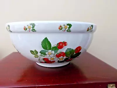 £20 • Buy Vintage Rare Portmerion Strawberry Large Mixing Bowl 1960s