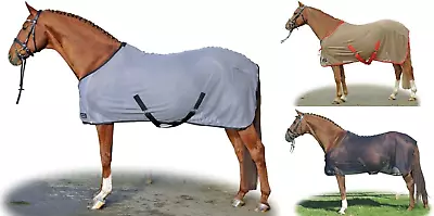HKM Fly Rug Santos Tail Strap Flies & Insects Thick Horse Protection Blanket • £41.40