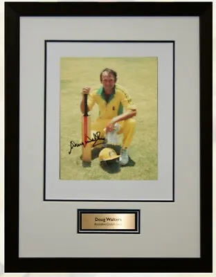 $150 • Buy Australian Cricket Great Doug Walters Signed Photo Framed