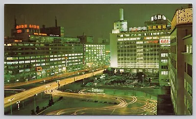 Postcard Night View Of Nagoya Station Japan • $5.09