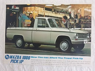 1970 MAZDA 1000 PICKUP UTE  Sales Leaflet RARE  • $34.95