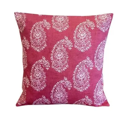 Harriet Paisley Red Raspberry Cushion Cover 12  14  16  17  18  20  22  • £11.50