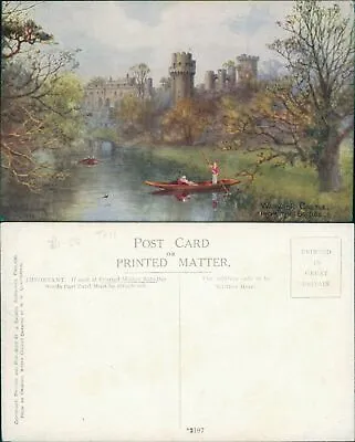 Warwick Castle From Bridge J Salmon 2197 WW Quatremain  • £4.60