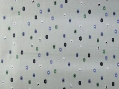 Rico Laminated Cotton Vinyl Fabric Blue - Per Metre • £11.49