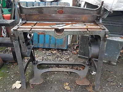 Sheet Metal Sheer Guillotine Industrial Work Shop Percy Martin • £250